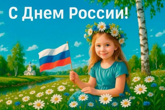 Поздравляем вас с наступающими Днем России!